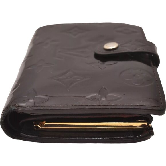 350184AD Louis Vuitton Wallet Purple Monogram Vernis - Picture 4 of 14